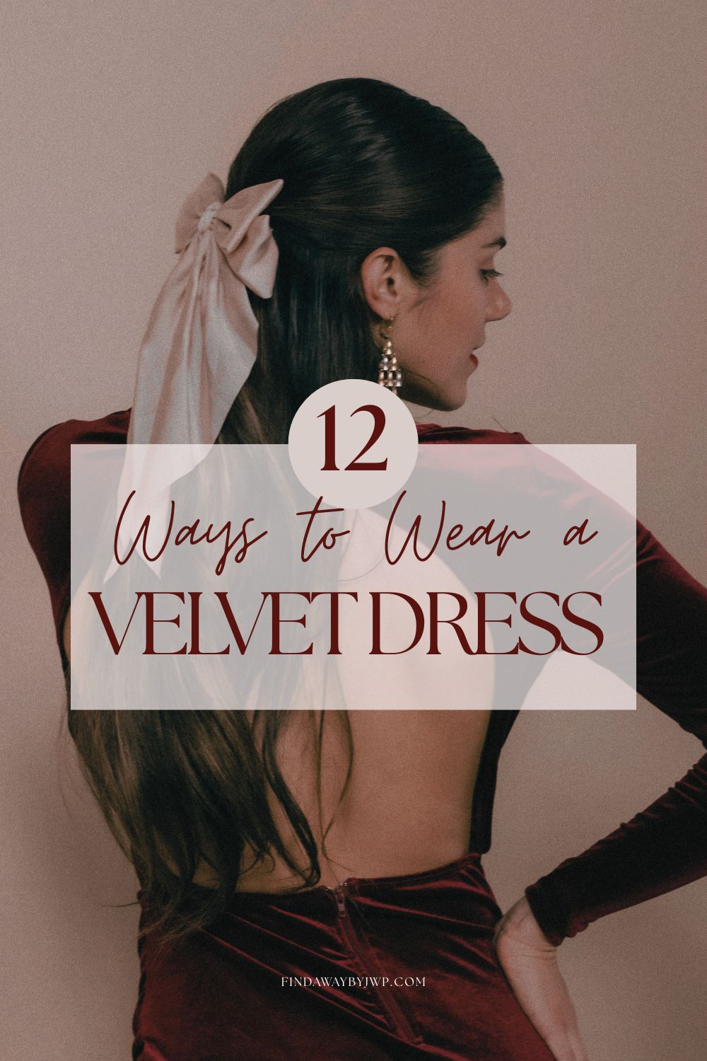 12 Ways to Wear a Velvet Dress in Winter - FindAWaybyJWP