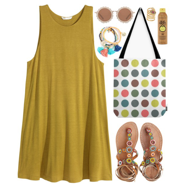 Olive green summer dress outfit - Find A Way by JWP