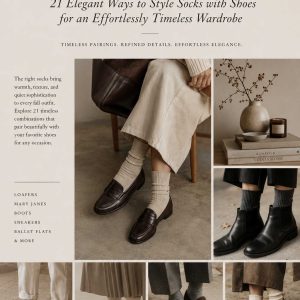 Fall Socks 21 Elegant Ways to Style Them with Shoes