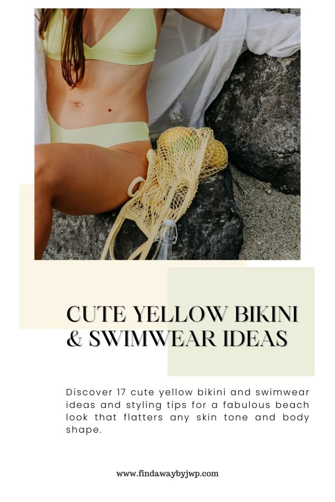 Next Beach Trip Mustard Yellow Tie-Back Bikini Top