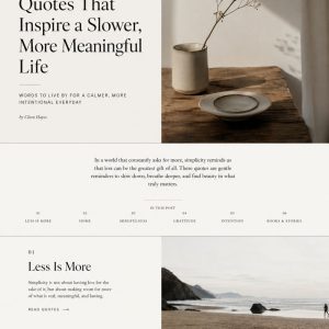 Simplicity Quotes That Inspire a Slower, More Meaningful Life