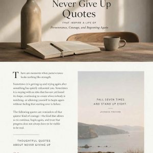 43 thoughtful quotes never give up quotes about perseverance, courage, and beginning again
